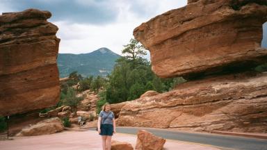 What's holding that rock up?